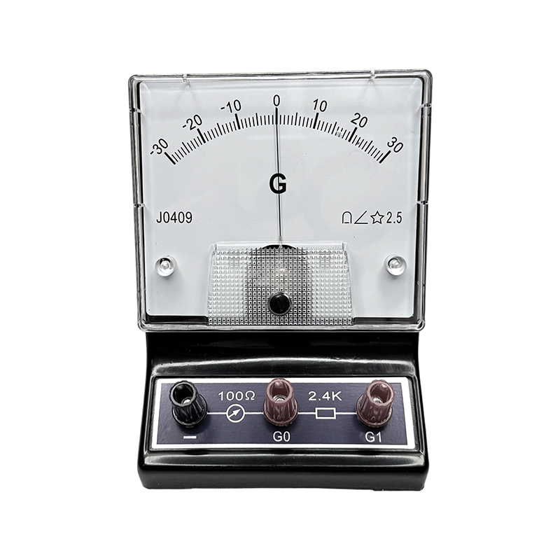 Dụng cụ giảng dạy thiết bị thí nghiệm vật lý mạch điện -30~30uA ampe kế nhạy (điện kế nhạy)
