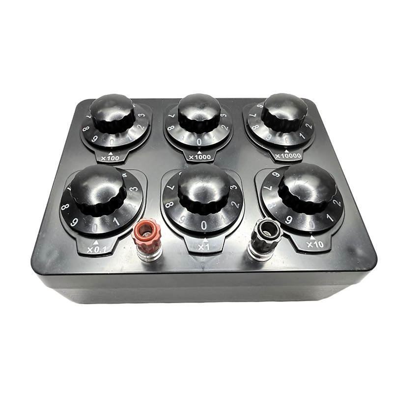 0 ~ 99999.9Ω Có Thể Điều Chỉnh Vật Lý Thí Nghiệm Giảng Dạy Dụng Cụ Chống Hộp Chính Xác Dụng Cụ Giảng Dạy Biến Điện Trở Hộp