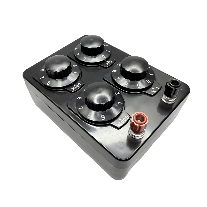 0-9999Ω Có Thể Điều Chỉnh Vật Lý Thí Nghiệm Giảng Dạy Dụng Cụ Chống Hộp Chính Xác Dụng Cụ Giảng Dạy Biến Điện Trở Hộp