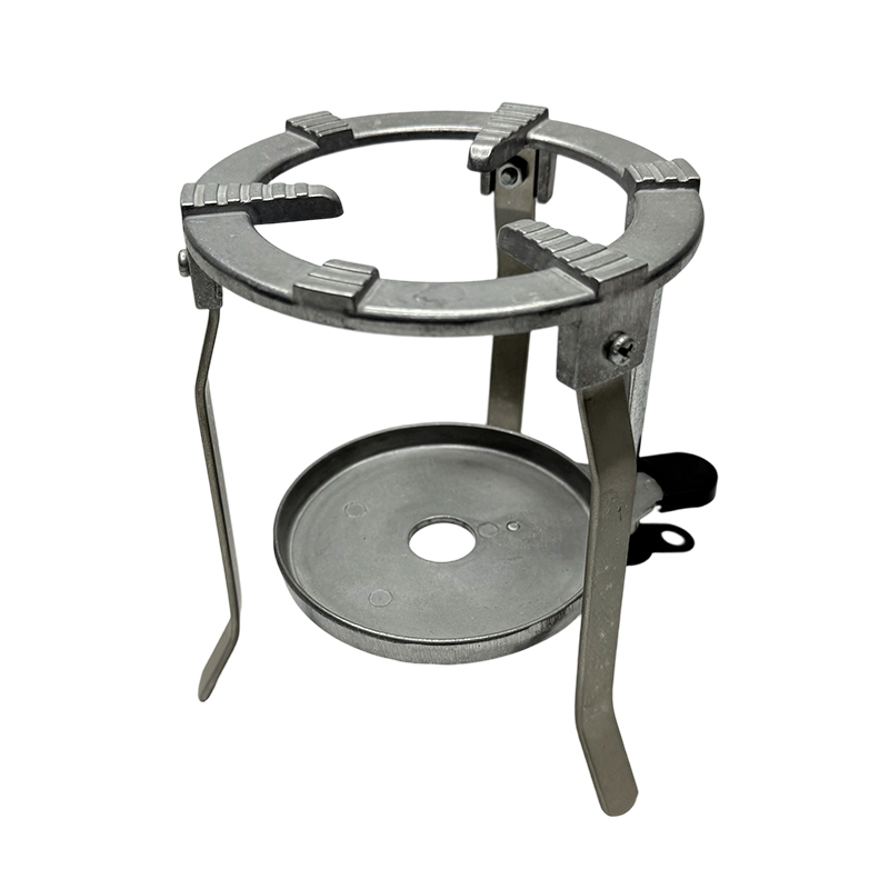 Chân đế đỡ ba chân phòng thí nghiệm Chân đế đỡ chân máy phòng thí nghiệm Bunsen burner có khay đỡ bằng gang