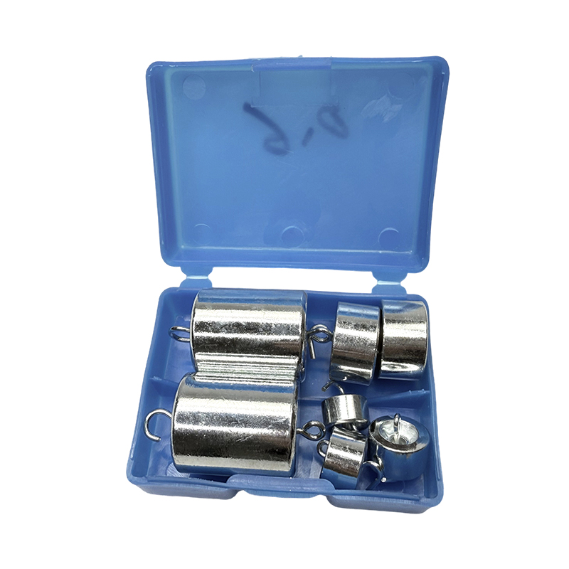 Bộ tạ móc giáo dục （200g*2、50g*2、20g*2、10g*1)/bộ dụng cụ giảng dạy và thí nghiệm khoa học trong phòng thí nghiệm vật lý trường học
