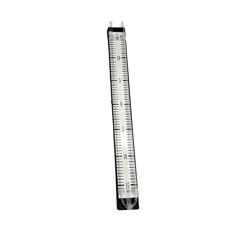 Áp kế ống chữ U 150-0-150 mm sử dụng dụng cụ phòng thí nghiệm vật lý trường học đo chất lỏng màu đỏ